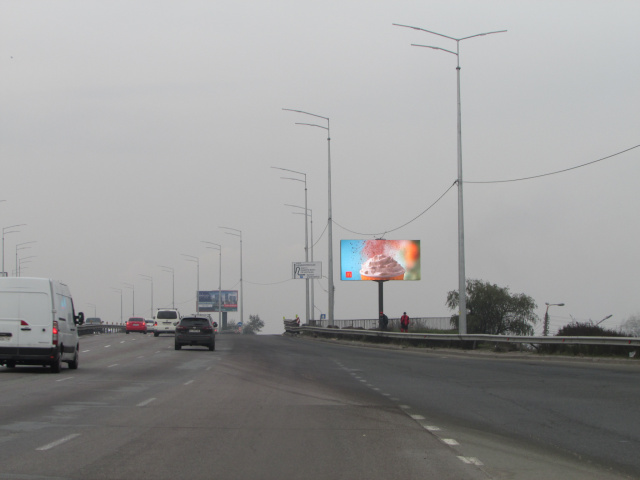 Цифрова панель 6x3,  Наддніпрянське шосе, (з"їзд зі Столичного шоссе, м. Видубичі).