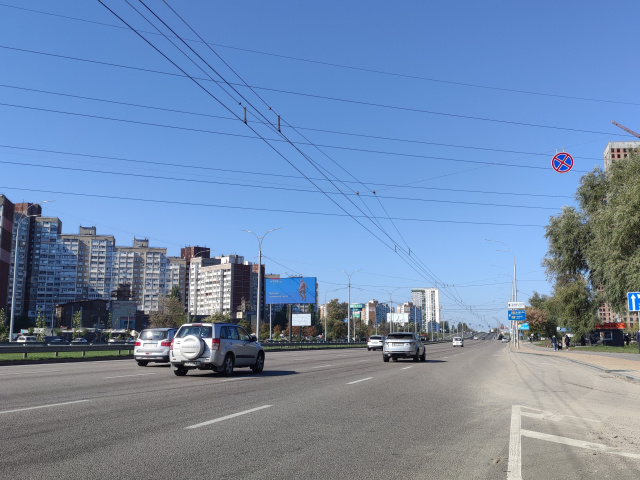 Цифрова панель 6x3,  Академіка Заболотного, 44 (розподілювач) рух до Одеської площі
