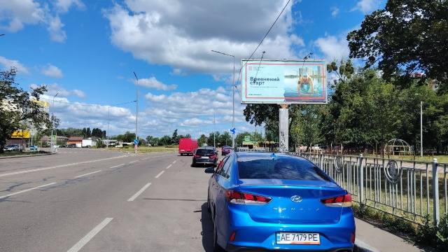 Щит 6x3,  Митрополита Шептицького, 7 (напроти, рух до площі Пантелеймона Куліша)