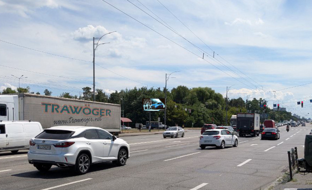 Цифрова панель 6x3,  вул. Братиславська (Епіцентр, рух від Троєщинського р-ку)
