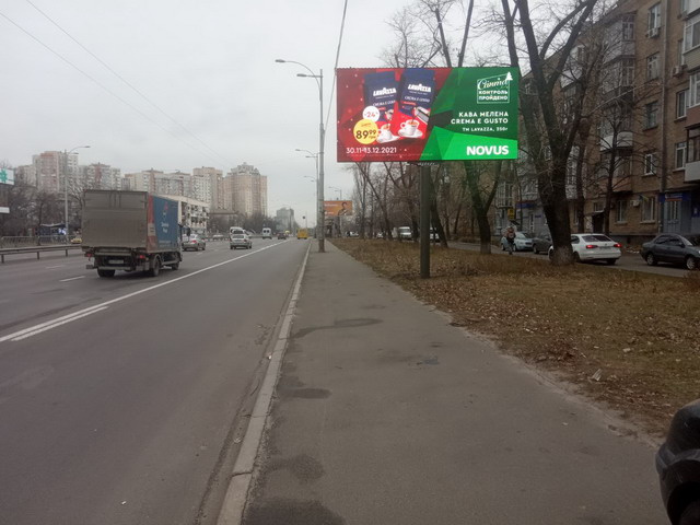 Цифрова панель 6x3,  Каденюка пр-т, 18 (рух від Дарницької пл. в напр. ст.м."Чернигівська", 500 м. до ТРЦ "Проспект")