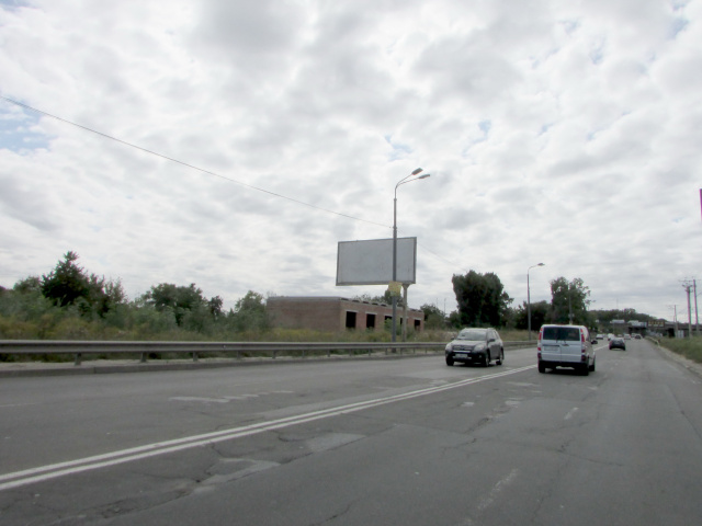 Щит 6x3, Повітрофлотський проспект (Нова дорога), за150 метрів до заїзду на Кільцева дорога, рух із центру Киева Щит 6x3, Повітрофлотський проспект (Нова дорога), за150 метрів до заїзду на Кільцева дорога, рух із центру Киева