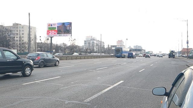 Цифрова панель 6x3,  Кільцева дорога/Тулузи (розподілювач) , ТЦ "Променада Парк" (Ашан), рух від проспекту Перемоги