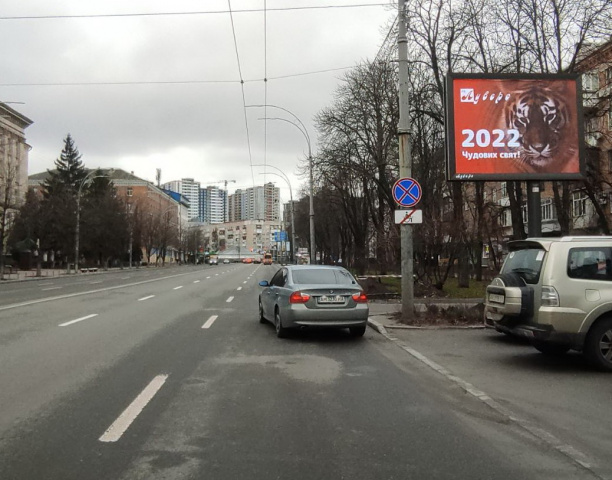 Цифровая панель 3.14x2.32,  Повітрофлотський проспект, 42 (рух до Севастопольскої площі)