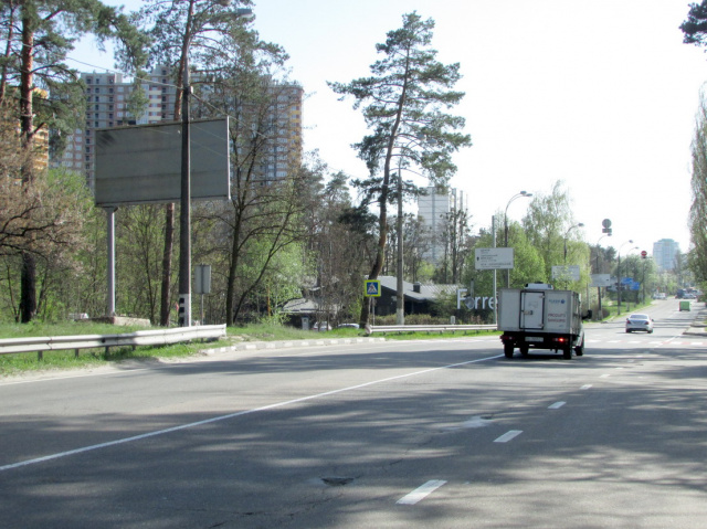 Щит 6x3,  Мінський проспект (зупинка), 350 метрів до  Велика Кільцева дорога, рух до Киева, ліворуч
