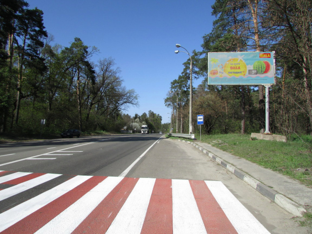 Щит 6x3,  Мінський проспект (зупинка), 350 метрів від  Велика Кільцева дорога, рух із Киева 