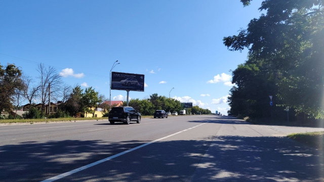 Щит 6x3, Броварський проспект (розподілювач), "Биківня", рух в напрямку Броварів Щит 6x3, Броварський проспект (розподілювач), "Биківня", рух в напрямку Броварів